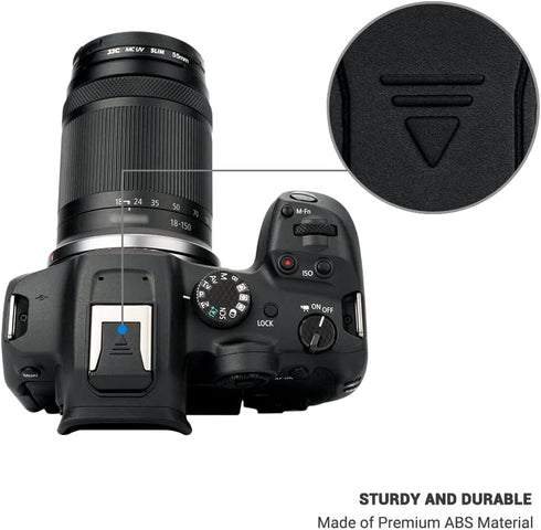 JJC 2Pack Hot Shoe Cover Cap Protector for Canon EOS R50 R10 R8 R7 R6 Mark II R5C R3, Replaces Canon ER-SC2 Cover