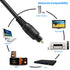 DaKuan 2 Pack Digital Optical Audio Cable, 6 Feet, Home Theater Fiber Optic Toslink Male to Male