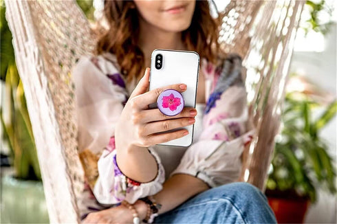 ChezMax 360Rotary Tablets(3 Pack) Collapsible Phone Bracket Grips for Phones & - Sunflower Marble Glitters