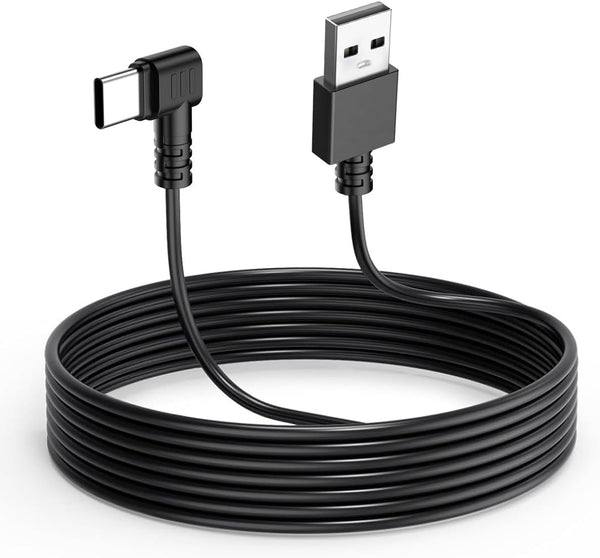 Gebildet Dash Cam Cable for USB C Dash Cam,11.5FT L Angle Type C