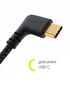 Zeskit MFi Certified Lightning to USB C Cable Right Angle, 10cm Braided