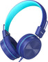 Kids Headphones, Toddler Headphones with Safe Volume Limiter 94dB, Wired School Headphones for Kids, Adjustable Design