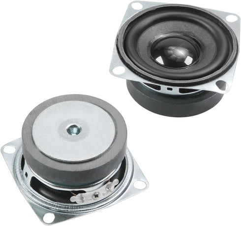 Fielect DIY Magnetic Speaker 3W 4 Ohm Full Range Audio Speaker, Stereo Woofer Replacement for Arduino, 52mm Diameter