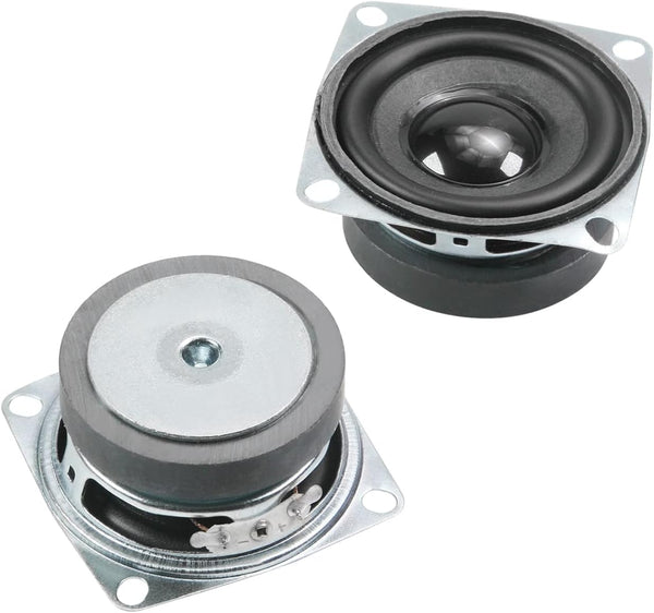 Fielect DIY Magnetic Speaker 3W 4 Ohm Full Range Audio Speaker, Stereo Woofer Replacement for Arduino, 52mm Diameter