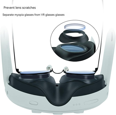 LICHIFIT Myopia Glasses Spacer Rings Frames for Meta Quest 3 VR Headset Lens Scratch-Resistant Protector for Glasses