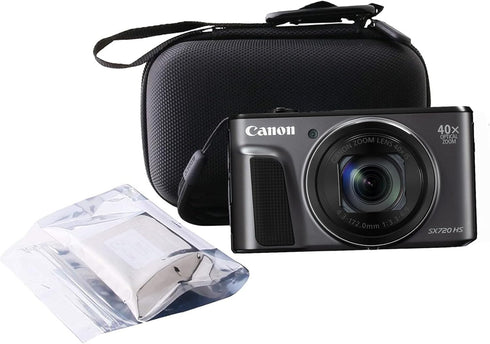 WERJIA Hard Carrying Case for Canon PowerShot SX720, SX620, SX730, SX740, G7X Digital Camera (Black)