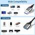 QianLink USB Extension Cable (3.3FT), USB 3.0 Extension Cable Nylon Braided Compatible with Webcam, Camera, Phone, USB