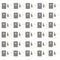 Easycargo 30 Sets TO-220 Heatsink Insulator/Mounting Kit - Screws, Washer, Bushing, Insulator for MOSFET Transistor