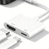 Generic 1080P HDMI Adapter for Phone, Digital AV Adapter, Fast Mirroring Cable for TV, Monitor, Tablets, Projector