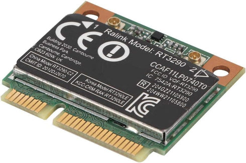 ASHATA Mini Network Card, 2.4G Bluetooth 3.0 Wireless PCI-e Network Card, RT3290 Wi-Fi Adapter, Support 802.11N up to