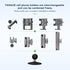FANAUE Flex Adhesive Ball Base for RAM Mounts B Size Double Socket Arm, 1" Ball Head Adapter for Phone Mount