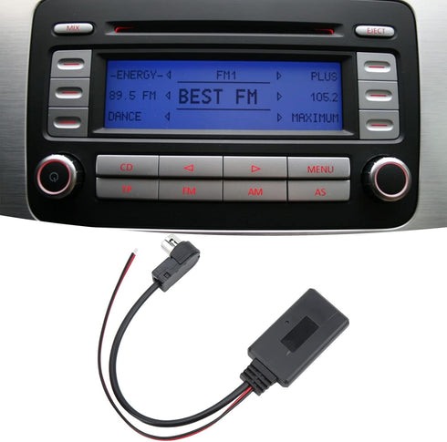 KIMISS Bluetooth Audio AUX Cable, Car Bluetooth 5.0 AUX Adapter for Alpine Radio Ai Net Port