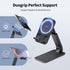 iWALK 17 16 15 14 13 12 Magnetic Cell Phone Stand for Desk, Angle and Height Adjustable Mobile Phone Holder, Foldable