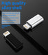 3 Pack USB C Female to Lightning Male Adapter, Type C Power Charger Plug for Apple iPhone and iPad