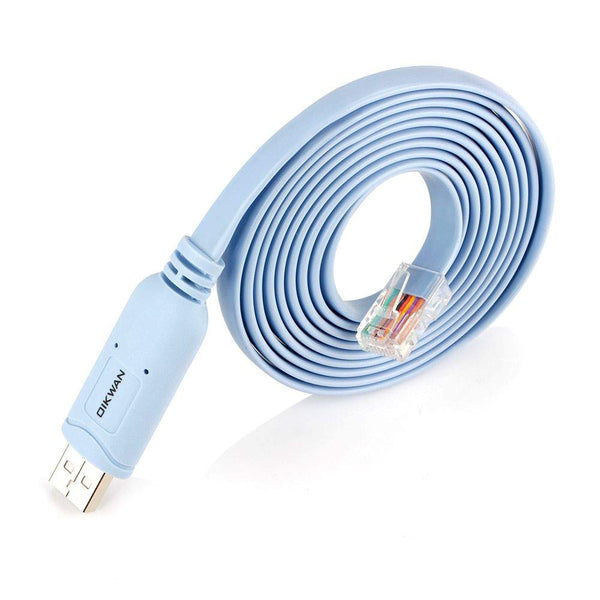 USB Cisco Console Cable, USB to RJ45 Console Cable for Routers/Switch, Compatible with Windows 7, 8, 10
