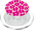 PopSockets PopGrip for MagSafe - Hot Pink Flowers Retro Daisy on Pink