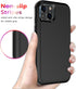 Diverbox Heavy Duty iPhone 13 Case (Black) - Shockproof, Dropproof, with Tempered Glass & Camera Lens Protectors.