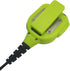 Waterproof Shoulder Mic with 3.5mm Earpiece - Walkie Talkie Lapel Microphone for Motorola Retevis Radio - Green