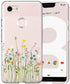 Unov Pixel 3 XL Case, Clear with Design Soft TPU Shock Absorption Slim Embossed Floral Pattern (Flower Bouquet)