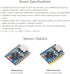 Waveshare ESP32-S3 Mini Development Board, ESP32-S3FH4R2 Dual-Core Processor, 240MHz, 2.4GHz Wi-Fi & Bluetooth 5
