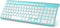 J JOYACCESS Bluetooth Wireless Keyboard, Mac Compatible Multi Device Wireless Keyboard for Laptop, Android, Windows,