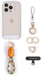 project-cb Phone Finger Ring Strap - Phone Tether Tab, Lanyard, Key Chain, Charms for Phone Case Accessories