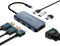 USB C Docking Station Dual DP Monitor - Displayport Docking Station with HDMI, VGA, USB2.0 Ports for Windows