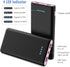 Ekrist 25,800mAh,5V/3A IC,3 Pack 17 16 15,Samsung,Android-Pink Portable Charger Power Bank USB C in&Out Fast Phone