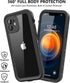 Waterproof Case for iPhone 12 Mini with Built-in Screen Protector, Shockproof Dustproof IP68 Full Body Protection