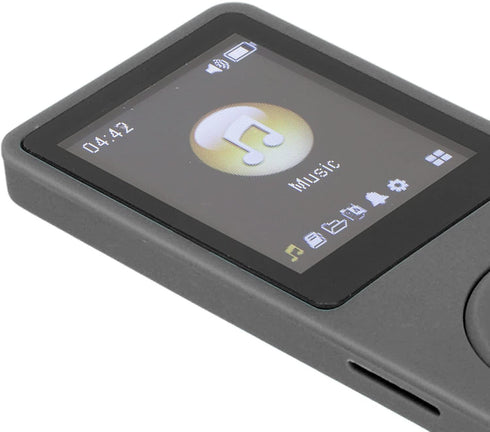 ASHATA MP3 MP3 1.8 Inch MP3 MP4 32G Player, WMA FLAC APE Formats, Screen Player for Sports Studying, Earphone Included