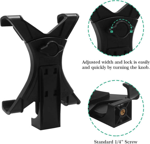 LINKCOOL Universal Tablet Tripod Mount Adapter for iPad/Air/Mini Attachment, Samsung Galaxy Tab, Nexus and Most