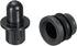 MECCANIXITY Speaker Grill Guides Plastic Black Dia 8mm for Speaker Parts Accessories Pack of 12