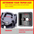 IOUALEY 2 Pack 41mm 1 5/8 Tripod Quick Release Plate Camera Mounting Adapter, QR Plate Camera Tripod Ball Head Parts