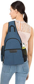 MOSISO Camera Bag Sling Backpack - Full Open Case with Tripod Holder, Rain Cover for DSLR/SLR/Mirrorless Cameras - Teal