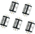 KFAREJGOAE 10 Pieces Magnet Male Female 2 Pin Magnetic Cable Magnetic LED Light