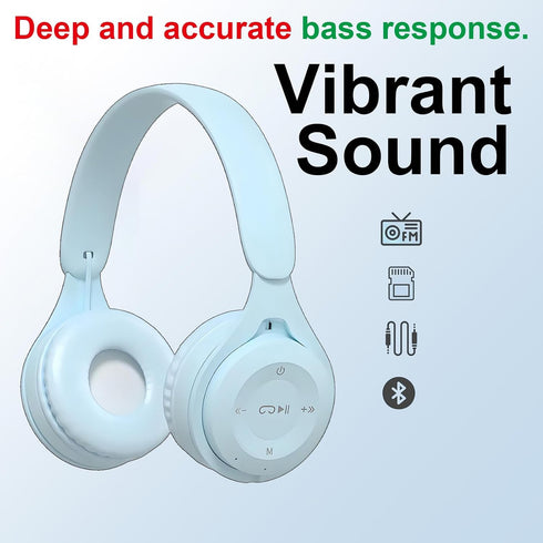 Generic Upgraded Hybrid Noise Cancelling Headphones with Transparent Modes Wireless Bluetooth with Mic Fast Charging