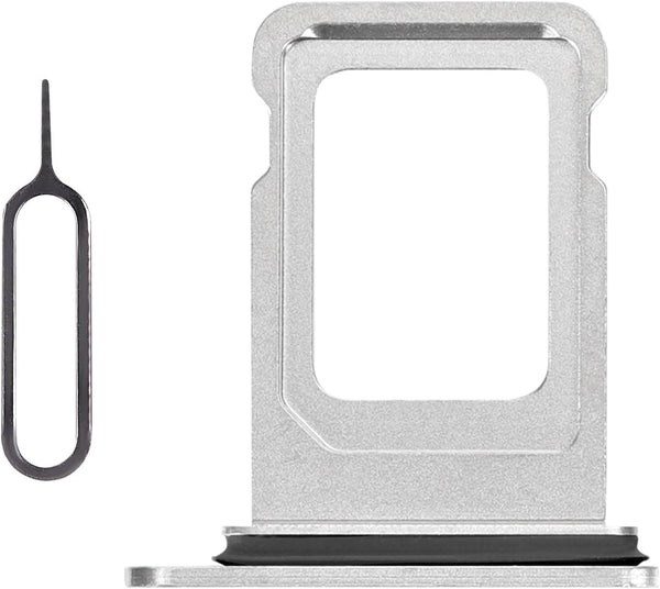 Risidamoy for iPhone X Silver SIM Card Tray Holder Replacement Single SIM Version