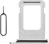 Risidamoy for iPhone X Silver SIM Card Tray Holder Replacement Single SIM Version
