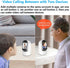 Video Call Security Camera Indoor, Nanny Camera Baby Monitor, 2-Way Video Call, 1080P 2.8 inch HD Screen