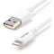 StarTech.com 3m (10ft) Long White USB Cable for iPhone/iPod/iPad with 8-pin Lightning Connector - Charge and Sync