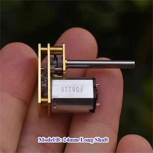 ATNVSE N20 5V 6V 110RPM 1Pcs(Model Mini Full Metal Gear Motor DC Slow Speed Inverted Shaft Gearbox Gear Reducer Motor