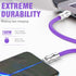 USB C to USB C Silicone Cable 10FT, Ultra Flexible 100W Fast Charging Cable for Phones, Tablets, Laptops