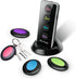 Key Finder Wireless Tracker, Easy to Use, Perfect for Seniors, 1 RF Transmitter & 4 Receivers