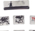 Keyboard Keycaps, Custom 10 Keys Novelty Keycap for Mechanical Keyboard, PBT Keycaps with Clear Pattern
