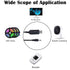 USB to 12V Adapter, 5V to 12V Step Up Cable Cord with DC Jack 5.5 x 2.1mm for Fan, Lamp, Keyboard, Router, Speakers