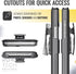 Shop Apple iPhone 15 Case - Black Slim Cover with Kickstand & Belt Clip Holster for iPhone 15.