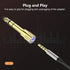 6.35mm (1/4 inch) Male to 3.5mm (1/8 inch) Female Stereo Audio Adapter Converter for Guitar Headphones, Gold Plated 4
