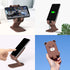 Cute Cell Phone Stand, Foldable Adjustable Animal Phone Holder for Desk, Compatible with iPhone and iPad