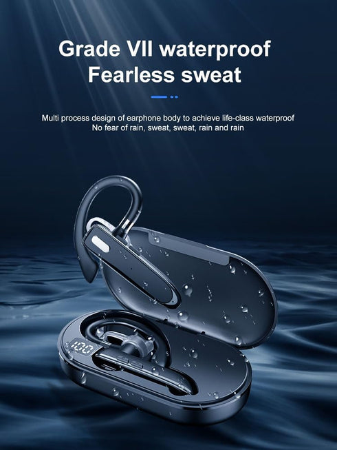 Kamon K530 Wireless Earpiece for Cellphone, Bluetooth 5.1 Headset with Charging Case, Mic for Hands-Free