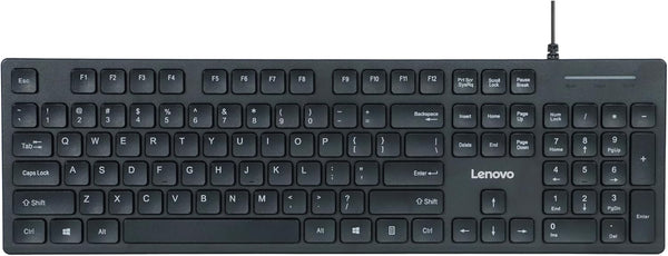 Lenovo 305 Wired USB-C Keyboard with Numeric Keypad, Full Size Keyboard, Slim Design,